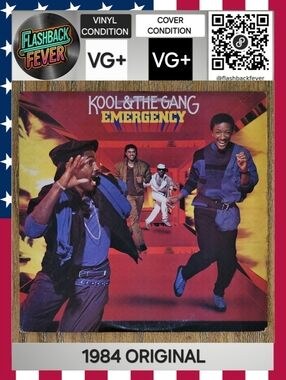 KOOL AND THE GANG•Emergency•1984 US (#822 943-1 M-1)•53 - Hauppauge Pressing